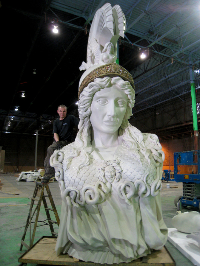 Percy Jackson Athena Vlad's Cinematic Sculpture